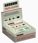 GERSON Supreme tack cloth, 28 x 24 mesh. Great for clearcoats, basecoats